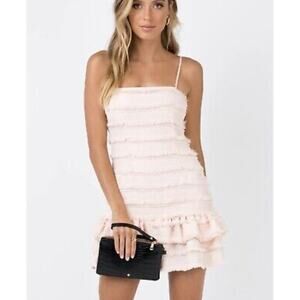 Princess Polly Molina Mini Dress Rose Pink Size 4